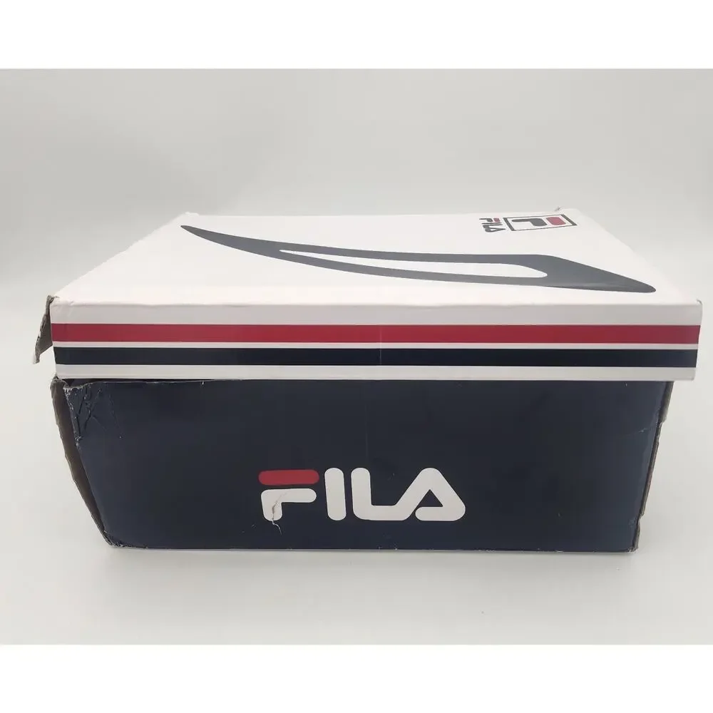 Fila Men's Ray Tracer Sneaker Shoes 1RM00661-125 White/Navy/Red Size US 11